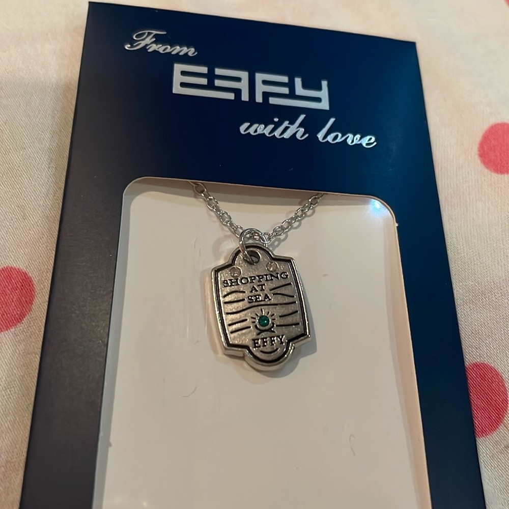 EFFY Shopping at Sea Pendant and chain -NEW